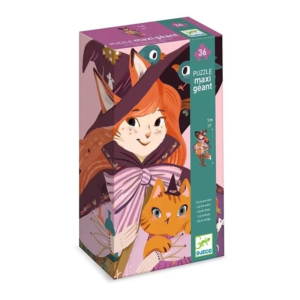 Puzzle maxi géant Lily la sorcière Djeco avec 36 pièces et carte modèle