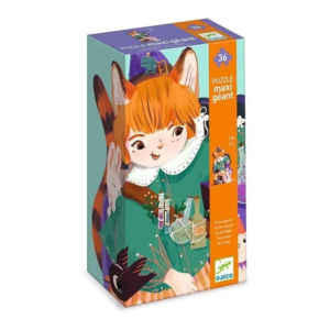 Puzzle maxi géant Pio le magicien Djeco 36 pièces avec carte modèle