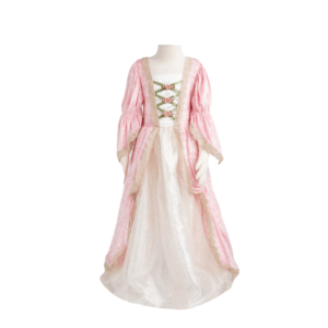 Robe princesse fille Royale rose et dorée de la marque Great Pretenders