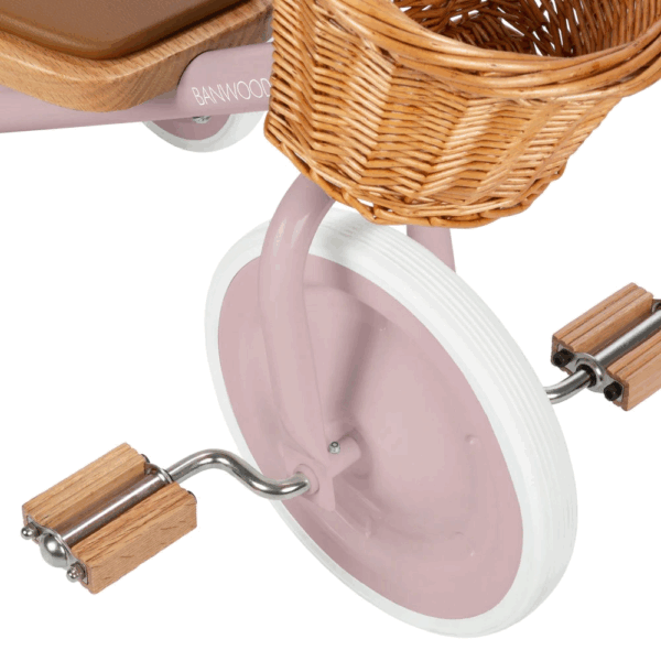Tricycle vintage pour enfants Dusty Pink - Banwood – Image 4