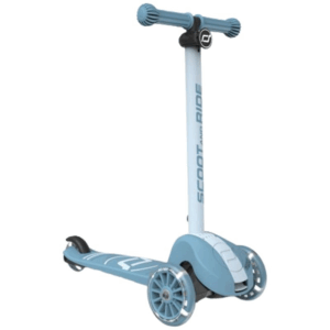 Trottinette Scoot and Ride Highwaykick 3 S LED Steel avec roues lumineuses