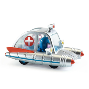 véhicule space ambulance Crazy Motors Djeco en métal