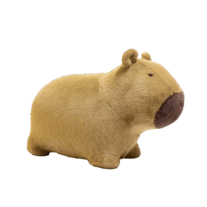 Animal sauteur capybara Wild & Soft en peluche rebondissante