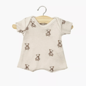 Body shorty pour poupon en maille côtelée Petits Oursons Minikane