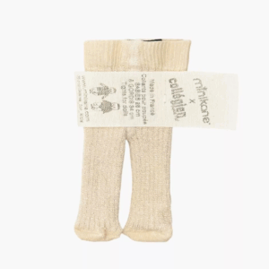 Collant pour poupée jaune sable lurex Minikane X Collégien