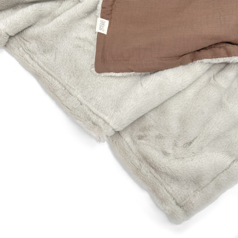 Couverture polaire large – Caramel Glacé Babyshower – Image 2