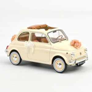Fiat 500 L 1968 Blanc Ivoire miniature Norev échelle 1/18