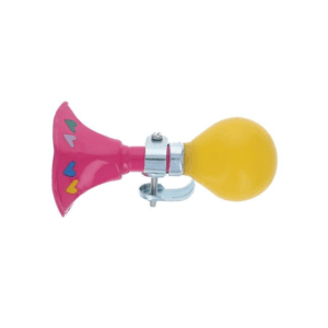 Klaxon vélo enfant Mercredi & Patati rose et jaune