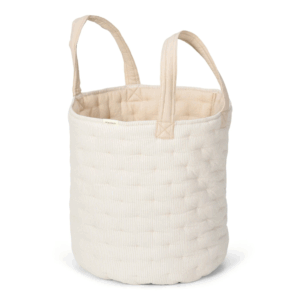 Panier rangement beige Little Dutch en coton biologique