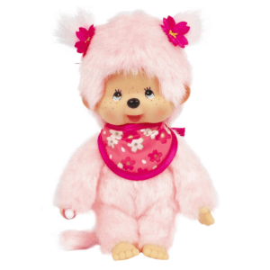 Peluche Monchhichi Sakura Pinky avec fleurs de cerisier