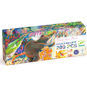 Puzzle Woods Music Band Djeco 200 pièces avec animaux musiciens