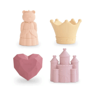 Jouets bain princesse bébé Mushie en silicone