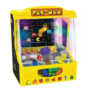 Jeu arcade Pac-Man machine à sous avec lumières LED et pièces