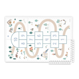 Tapis de jeu réversible EEVAA Marelle Play & Go