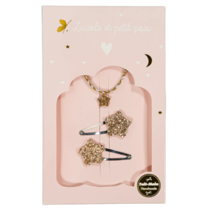 Coffret Bubble Star Luciole et Petit Pois barrettes et bracelet