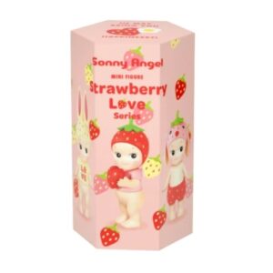 Figurine Sonny Angel Strawberry Love bonnet fraise