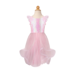 robe sequins rose enfant tourbillonnante Great Pretenders avec jupe virevoltante