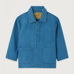 Veste enfant stone blue Comow American Vintage en coton doux