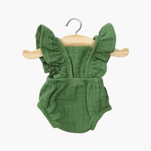Barboteuse poupée Minikane Lou gaze coton ortie