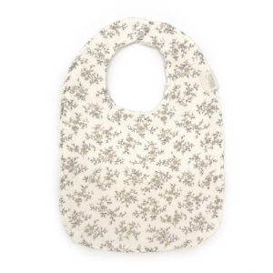 Bavoir bébé coton bio Miley Babyshower avec revers éponge