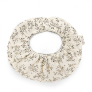 Bavoir bébé gaze coton Fancy Miley Babyshower avec volant