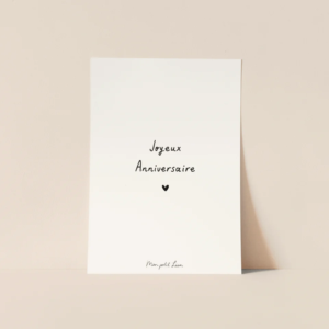 Carte anniversaire A6 Mon Petit Léon joyeux anniversaire