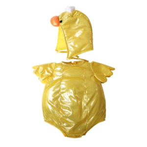 Déguisement bébé poussin jaune métallisé 6-12 mois