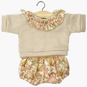 Ensemble poupée Babies Minikane Marion collerette bloomer rosé