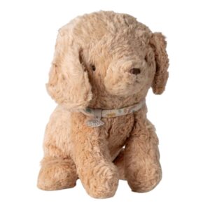 Peluche chiot petit Maileg poudre rosée 16 cm