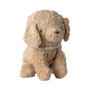 Peluche chiot petit Maileg poudre rosée 16 cm