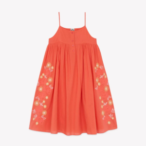 Robe fille Bonton Nicky Rose Amor avec fleurs brodées