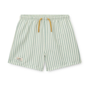 Short de bain enfant rayures DUKE Liewood Stripe Peppermint