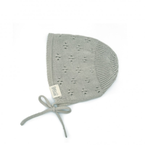 Bonnet bébé tricot Capri Arctic BABYSHOWER en coton biologique
