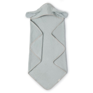 Cape de bain bébé Bunny Mint Breeze BABYSHOWER avec oreilles de lapin