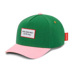 Casquette enfant Mini Green Hello Hossy coton bio