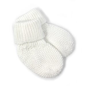 Chaussettes bébé tricot White BABYSHOWER en coton