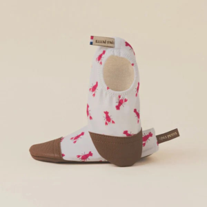 Chaussons souples bébé Les Petits Homards anti UV et antidérapants