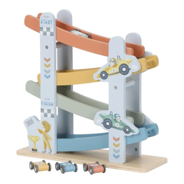 Piste de course Flexible pour enfants, jouets à monter soi-même, rampe de voiture de course à Double piste, Compatible 1/64ème voitures portables, pistes de course enroulables  26