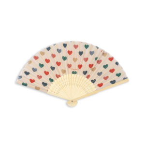 Eventail Cœur Coloré Konges Slojd