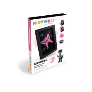 Kit décoration lumineuse Contes Kidyneon Kidywolf avec fil néon et tableau contes