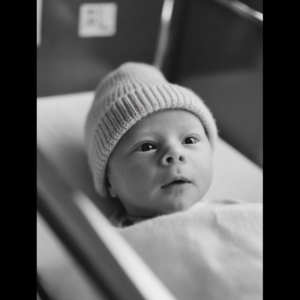 Bonnet bébé tricot – Canale Milky White