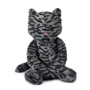 Peluche chat gris Grisouille 56 cm Mailou Tradition grande peluche douce