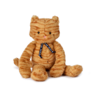 Peluche chat roux Méloé 37 cm Mailou Tradition douce et artisanale