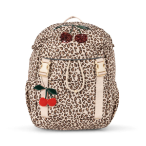 Sac à dos enfant léopard Konges Slojd Clover avec motif animal