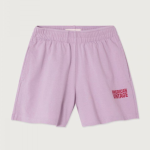 Short enfant Gixy lila pastel American Vintage coton
