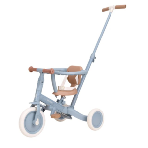 Tricycle évolutif enfant Little Dutch 4 en 1 Bleu avec barre de poussée