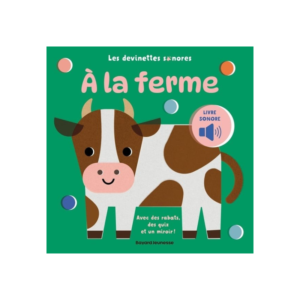 Devinette sonore ferme bébé Milan livre interactif animaux