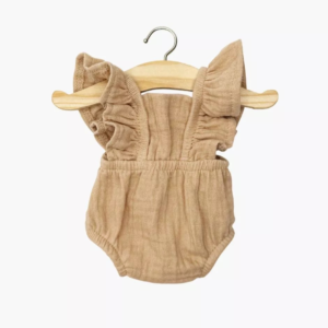 Barboteuse poupée Minikane Lou gaze coton latté