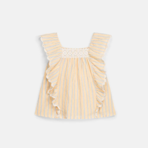 Blouse à volants fille Gia Louise Misha avec dentelle