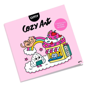 Cahier coloriage Cozy Kawaii Omy 28 pages détachables